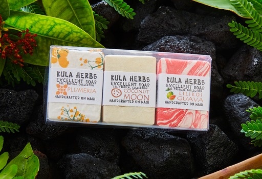 3 Pack Bath Bar Soap Aloha Kula Herbs